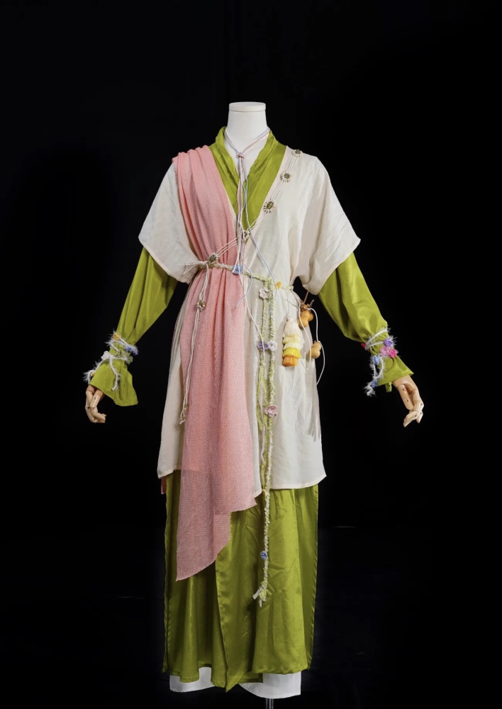 Past Immortal Fairy Drama Costume for Famous Role Hua QianGu Bi Yao Tian Huan Ye BingChang Ju JingYi Female Fairy Costume Hanfu for Cosplay Photography Daily Wear Performance Classical Dance