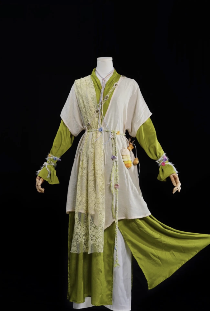 Past Immortal Fairy Drama Costume for Famous Role Hua QianGu Bi Yao Tian Huan Ye BingChang Ju JingYi Female Fairy Costume Hanfu for Cosplay Photography Daily Wear Performance Classical Dance