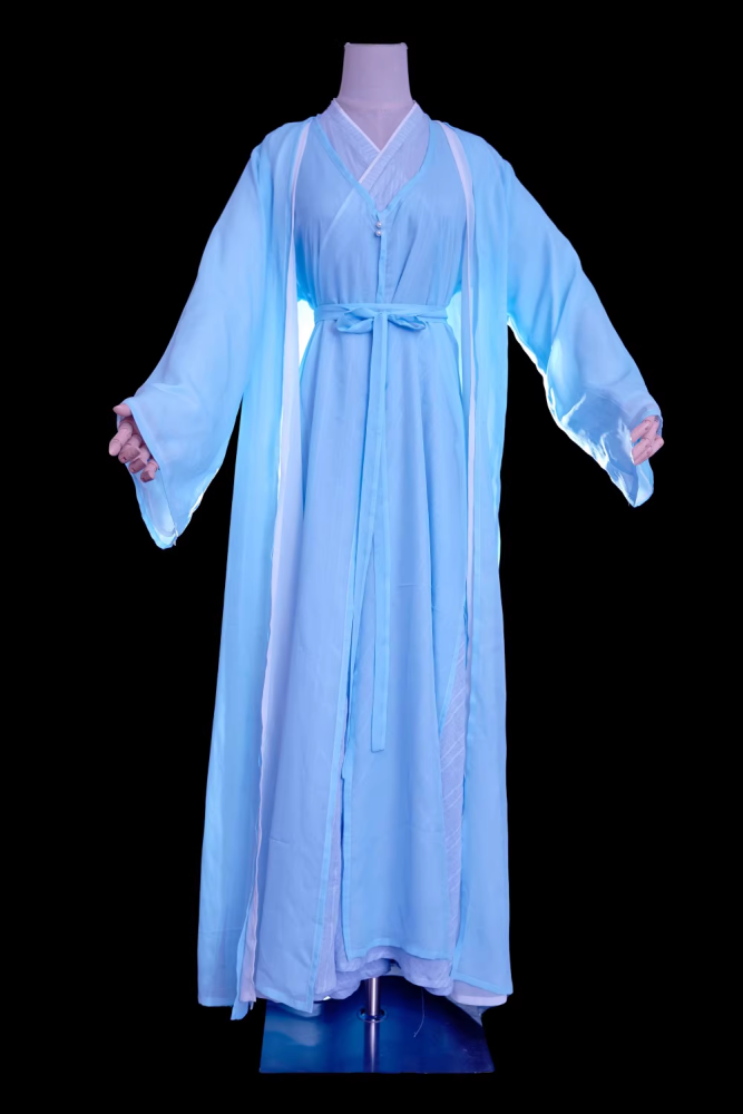 Past Immortal Fairy Drama Costume for Famous Role Hua QianGu Bi Yao Tian Huan Ye BingChang Ju JingYi Female Fairy Costume Hanfu for Cosplay Photography Daily Wear Performance Classical Dance