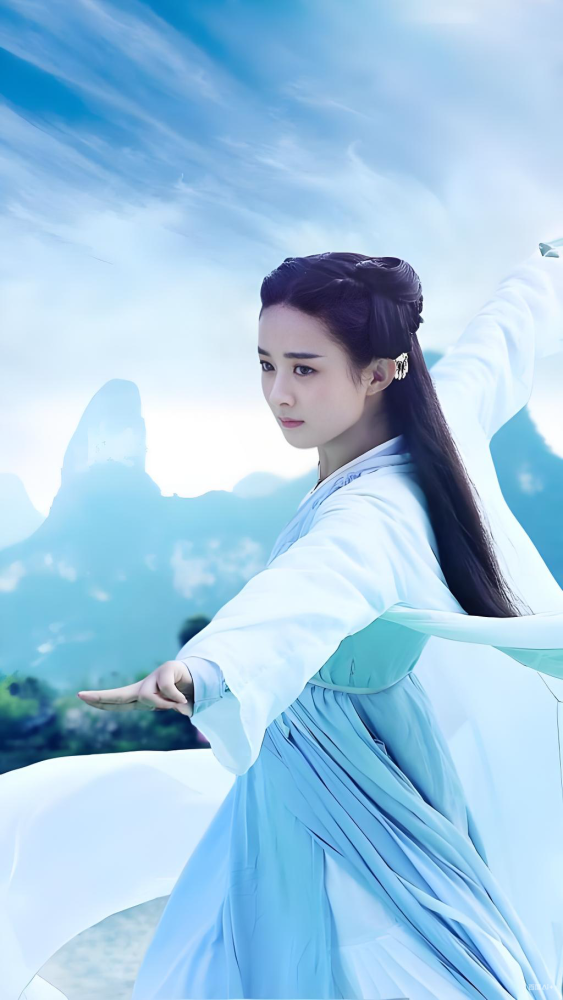 Past Immortal Fairy Drama Costume for Famous Role Hua QianGu Bi Yao Tian Huan Ye BingChang Ju JingYi Female Fairy Costume Hanfu for Cosplay Photography Daily Wear Performance Classical Dance