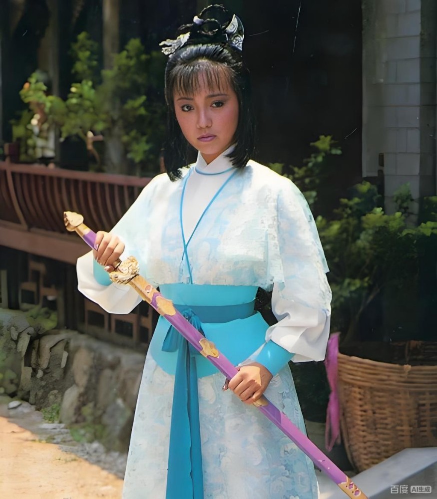 70S 80S Age Classical Movie Drama Costume Hanfu Male Female Famous Roles Huang Rong Chinese Paladin：Sword and Fairy III Classical Martial Arts Drama Jin Yong Various Vintage Costumes Cosplay Stage Performance Hanfu Dance Dress