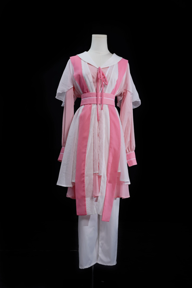 70S 80S Age Classical Movie Drama Costume Hanfu Male Female Famous Roles Huang Rong Chinese Paladin：Sword and Fairy III Classical Martial Arts Drama Jin Yong Various Vintage Costumes Cosplay Stage Performance Hanfu Dance Dress
