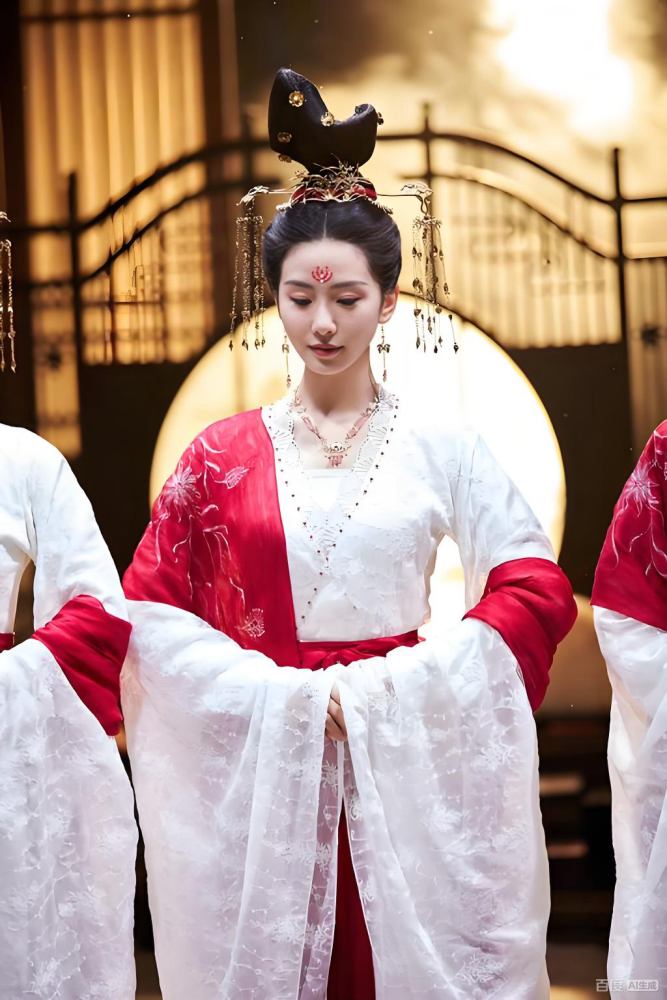 70S 80S Age Classical Movie Drama Costume Hanfu Male Female Famous Roles Huang Rong Chinese Paladin：Sword and Fairy III Classical Martial Arts Drama Jin Yong Various Vintage Costumes Cosplay Stage Performance Hanfu Dance Dress