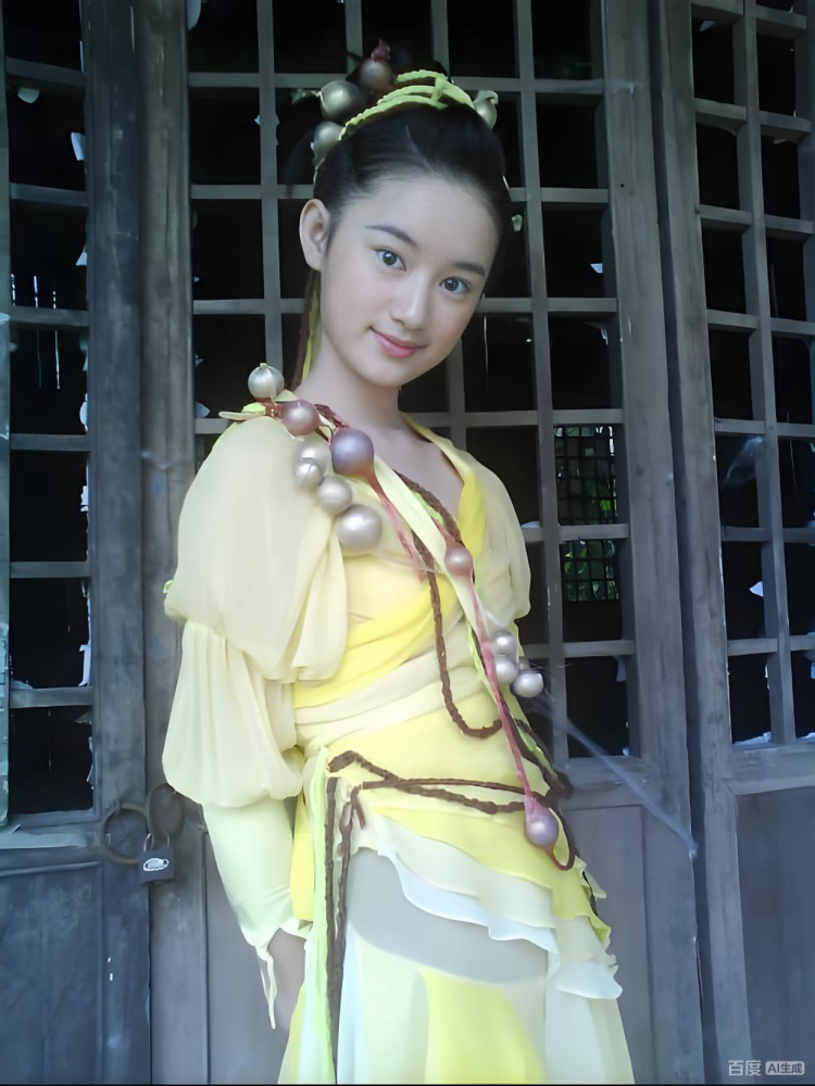 70S 80S Age Classical Movie Drama Costume Hanfu Male Female Famous Roles Huang Rong Chinese Paladin：Sword and Fairy III Classical Martial Arts Drama Jin Yong Various Vintage Costumes Cosplay Stage Performance Hanfu Dance Dress