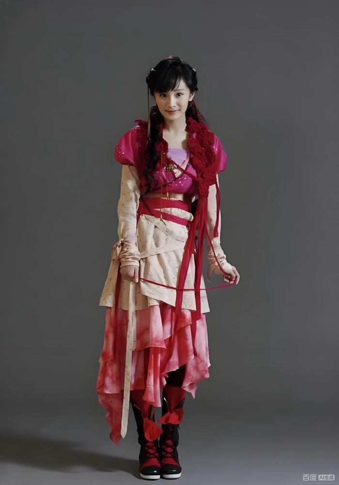 70S 80S Age Classical Movie Drama Costume Hanfu Male Female Famous Roles Huang Rong Chinese Paladin：Sword and Fairy III Classical Martial Arts Drama Jin Yong Various Vintage Costumes Cosplay Stage Performance Hanfu Dance Dress