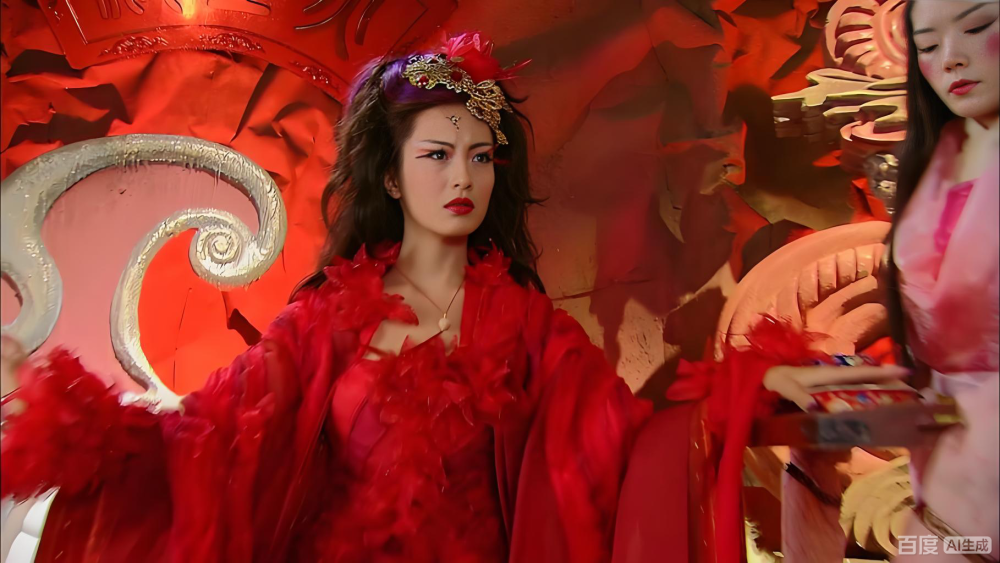 70S 80S Age Classical Movie Drama Costume Hanfu Male Female Famous Roles Huang Rong Chinese Paladin：Sword and Fairy III Classical Martial Arts Drama Jin Yong Various Vintage Costumes Cosplay Stage Performance Hanfu Dance Dress
