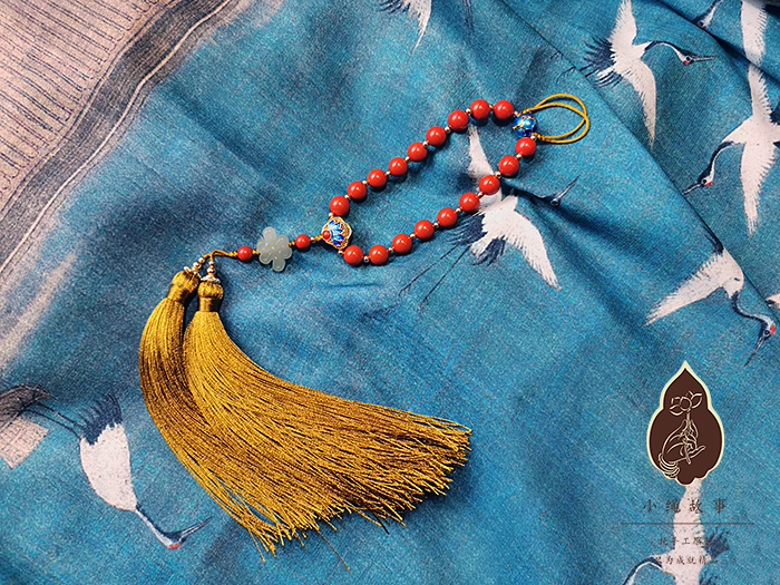 High Quality Precious Natural Stone Handmade Vintage Jewelry Brooch Collar Buckle Hanging Accessory Hanfu Cheongsam Accessory Chinese National Style Agate Crystal Pearl Jade Piece Beading Bracelet Mobile Chain Car Hanging Charm Brooch Ya Jin Shi Ba Zi