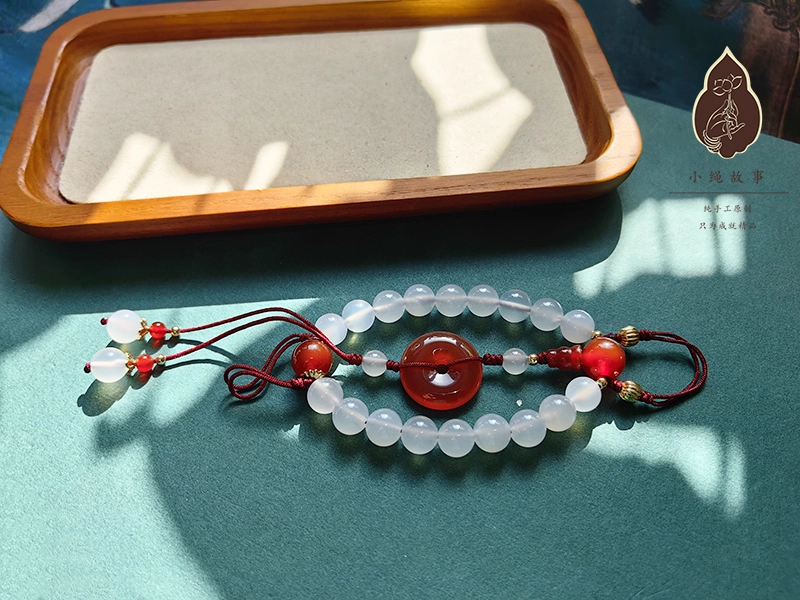 High Quality Precious Natural Stone Handmade Vintage Jewelry Brooch Collar Buckle Hanging Accessory Hanfu Cheongsam Accessory Chinese National Style Agate Crystal Pearl Jade Piece Beading Bracelet Mobile Chain Car Hanging Charm Brooch Ya Jin Shi Ba Zi