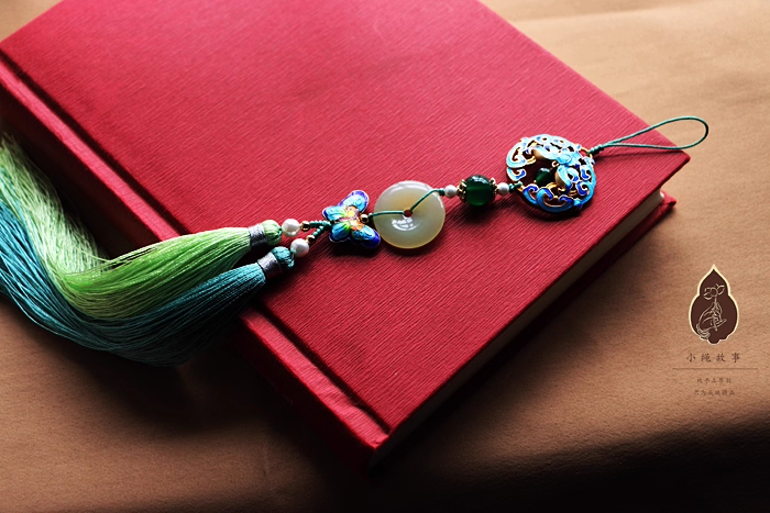 Late Qing Dynasty Drama Yan Xi Palace RuYi's Palace Love Rich People Princess Prince Clothes Hanging Dangles Ya Jin Collar Buckle Vintage Fully Handmade Accessories Jewelry Precious Natural Stones Pearl Beads Agate Delicate Cheongsam Accessories Daily