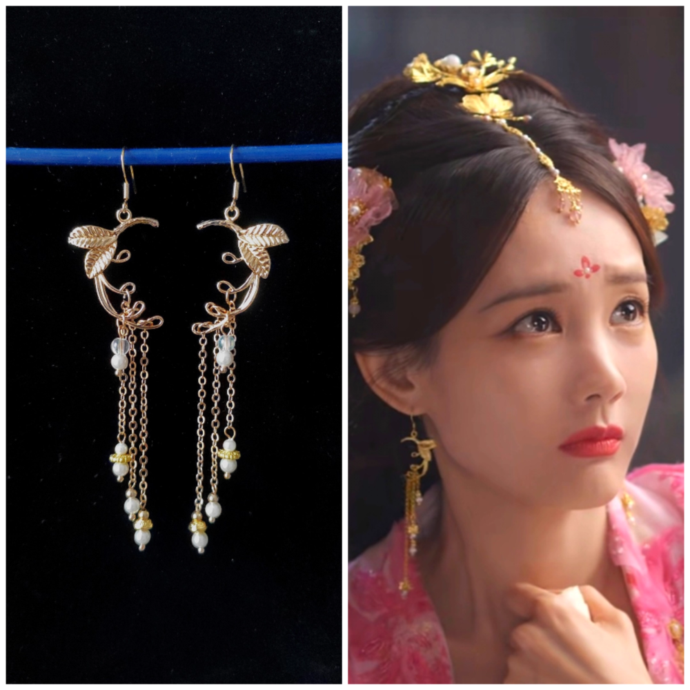 Latest Drama A Dream Within A Dream Actress Li YiTong Same Design Hair Accessories Shu Juan Yi Meng Ancient Chinese Hanfu Accessories Hair Jewelry Set Handmade Delicate Natural Stones Hair Sticks Combs