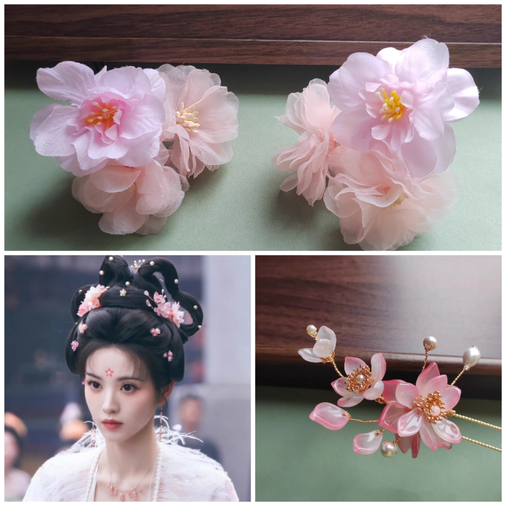 Moonlit Reunion Zi Ye Gui Drama Actress Cat Officer Snake Officer Hanfu Accessory Hair Tiara Hair Stick Combs Head Piece Necklace Earrings Tian QiWei