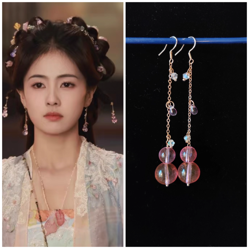 Ancient Chinese Fairy Sword Drama Moonlight Mystique Same Design Hair Accessory Original Resin 3D Printed Head Jewelry Female Hanfu Costume Headpiece Bai Yue Fan Xing BaiLu Fairy Hair Jewelry and Costume
