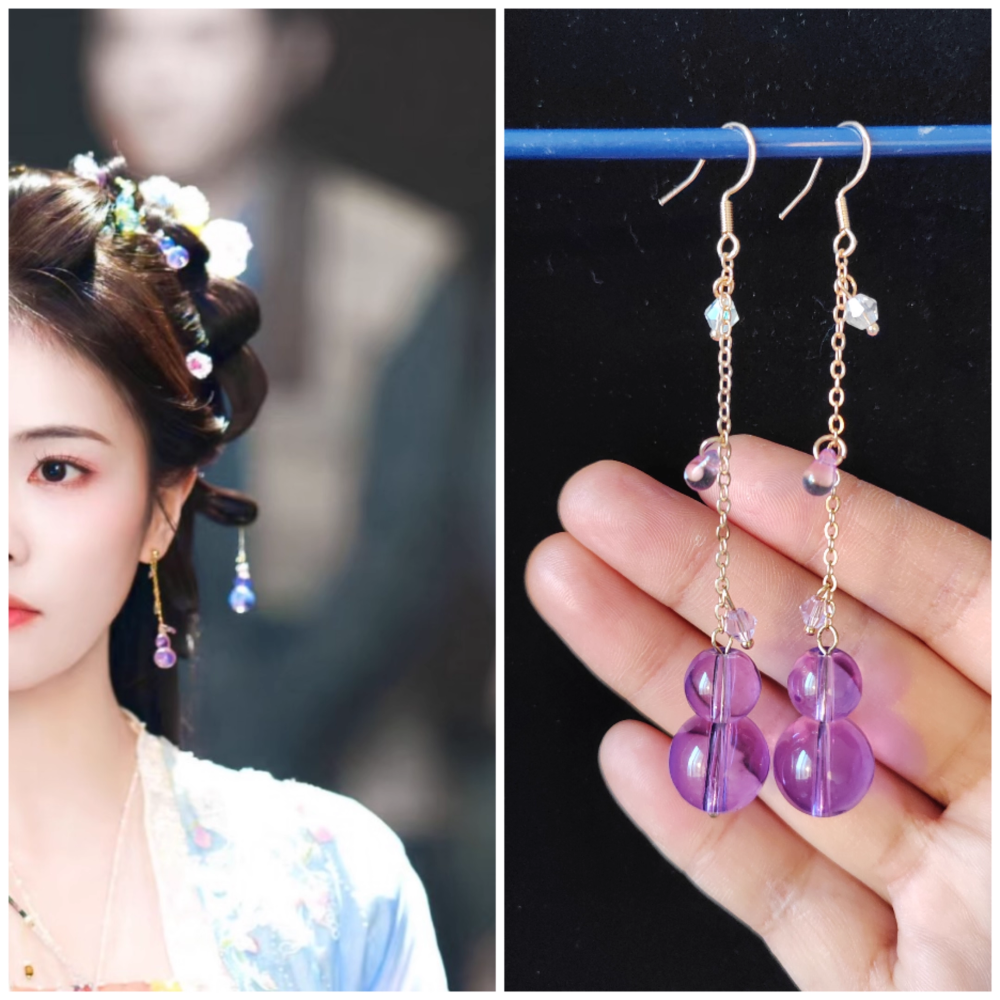 Ancient Chinese Fairy Sword Drama Moonlight Mystique Same Design Hair Accessory Original Resin 3D Printed Head Jewelry Female Hanfu Costume Headpiece Bai Yue Fan Xing BaiLu Fairy Hair Jewelry and Costume