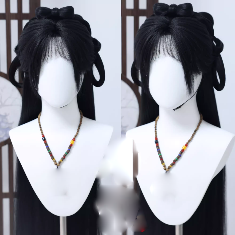 New Hot Net Game Where Winds Meet Yan Yun Sixteen Sounds Mobile Game Computer Game Ancient Chinese Wu Xia Martial Arts Games Original Hair Wigs Male Female Sword Men Women Hair Wigs Only No Accessory