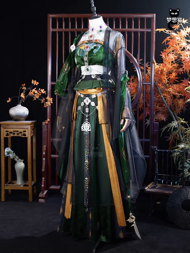 Male Female Cosplay Costumes Outfits New Hot Net Game Where Winds Meet Yan Yun Sixteen Sounds Mobile Game Computer Game Ancient Chinese Wu Xia Martial Arts Games Gorgeous Duplicate Costumes