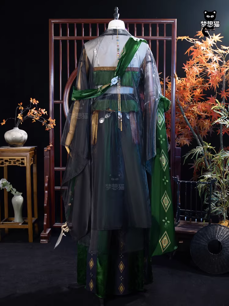 Male Female Cosplay Costumes Outfits New Hot Net Game Where Winds Meet Yan Yun Sixteen Sounds Mobile Game Computer Game Ancient Chinese Wu Xia Martial Arts Games Gorgeous Duplicate Costumes