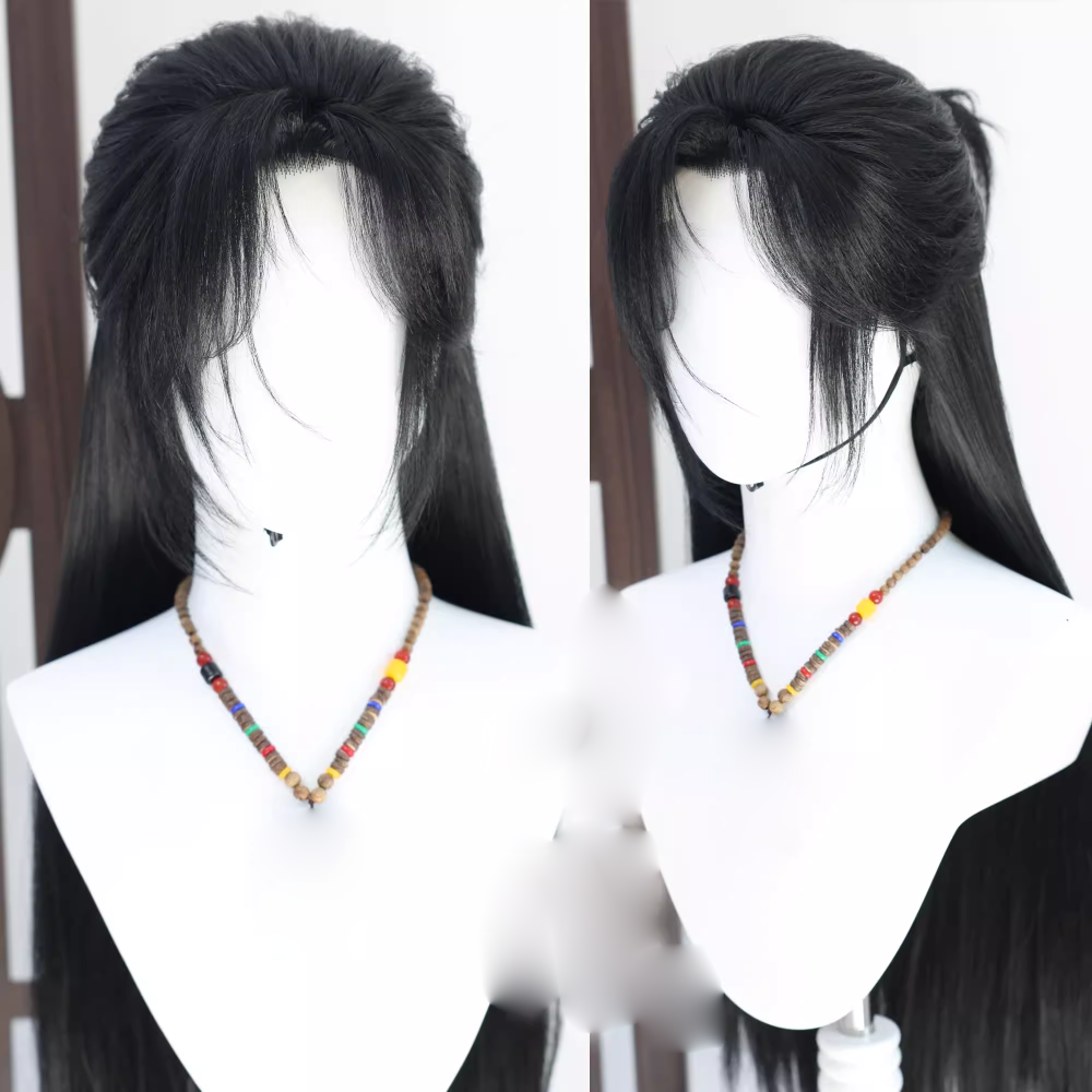 New Hot Net Game Where Winds Meet Yan Yun Sixteen Sounds Mobile Game Computer Game Ancient Chinese Wu Xia Martial Arts Games Original Hair Wigs Male Female Sword Men Women Hair Wigs Only No Accessory