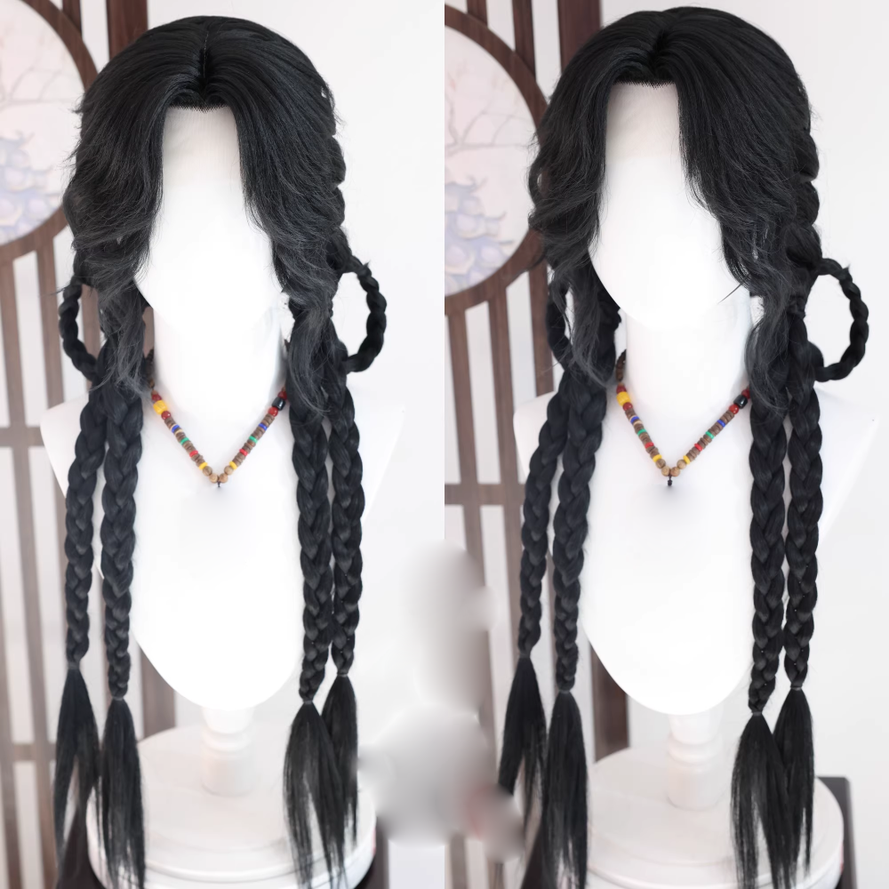New Hot Net Game Where Winds Meet Yan Yun Sixteen Sounds Mobile Game Computer Game Ancient Chinese Wu Xia Martial Arts Games Original Hair Wigs Male Female Sword Men Women Hair Wigs Only No Accessory