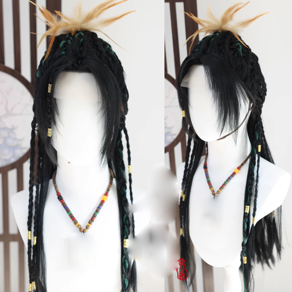 New Hot Net Game Where Winds Meet Yan Yun Sixteen Sounds Mobile Game Computer Game Ancient Chinese Wu Xia Martial Arts Games Original Hair Wigs Male Female Sword Men Women Hair Wigs Only No Accessory