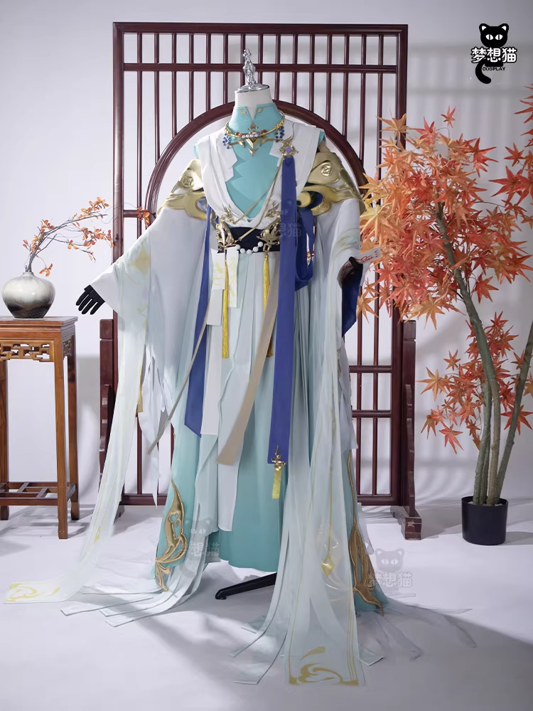 Late Hot Mobile Game in China Ancient Chinese Dynasty Historical Background Mobile Game Honor of Kings Sword of Coming Im-Mortal Renegade Immortal etc. Male Female Cosplay Costumes Hanfu outfit