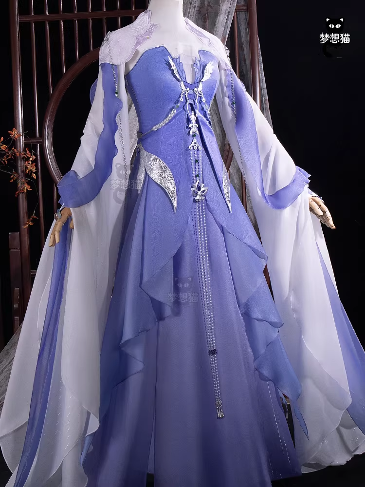 Late Hot Mobile Game in China Ancient Chinese Dynasty Historical Background Mobile Game Honor of Kings Sword of Coming Im-Mortal Renegade Immortal etc. Male Female Cosplay Costumes Hanfu outfit