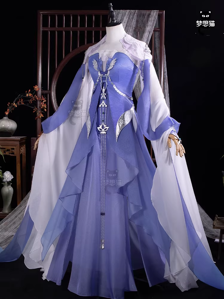 Late Hot Mobile Game in China Ancient Chinese Dynasty Historical Background Mobile Game Honor of Kings Sword of Coming Im-Mortal Renegade Immortal etc. Male Female Cosplay Costumes Hanfu outfit