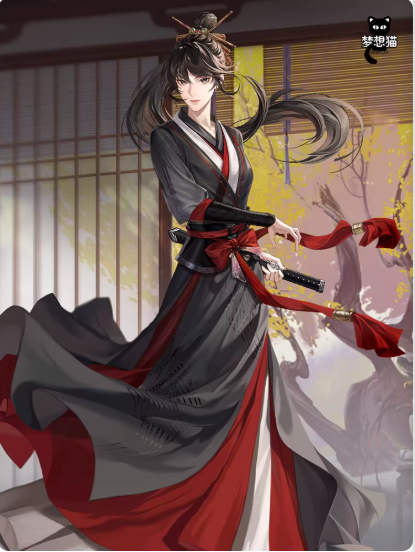 Ancient Chinese Dynasty Mobile Game Ashes of the Kingdom Male Female Cosplay Hanfu Full Set with Accessories and Hair Piece Outfit