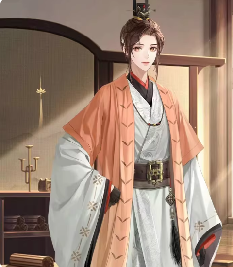 Ancient Chinese Dynasty Mobile Game Ashes of the Kingdom Male Female Cosplay Hanfu Full Set with Accessories and Hair Piece Outfit