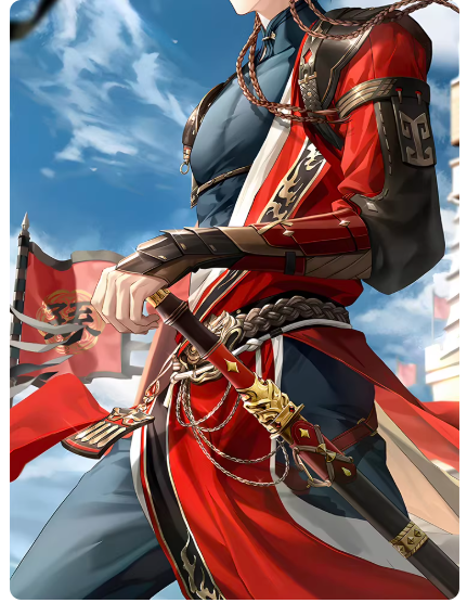 Ancient Chinese Dynasty Mobile Game Ashes of the Kingdom Male Female Cosplay Hanfu Full Set with Accessories and Hair Piece Outfit