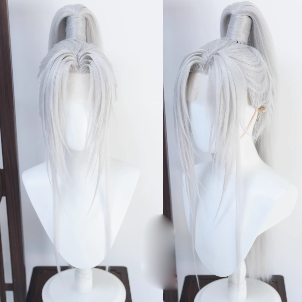 Ancient Chinese Dynasty Mobile Game Ashes of the Kingdom Male Female Cosplay Hair Piece Hair Wigs