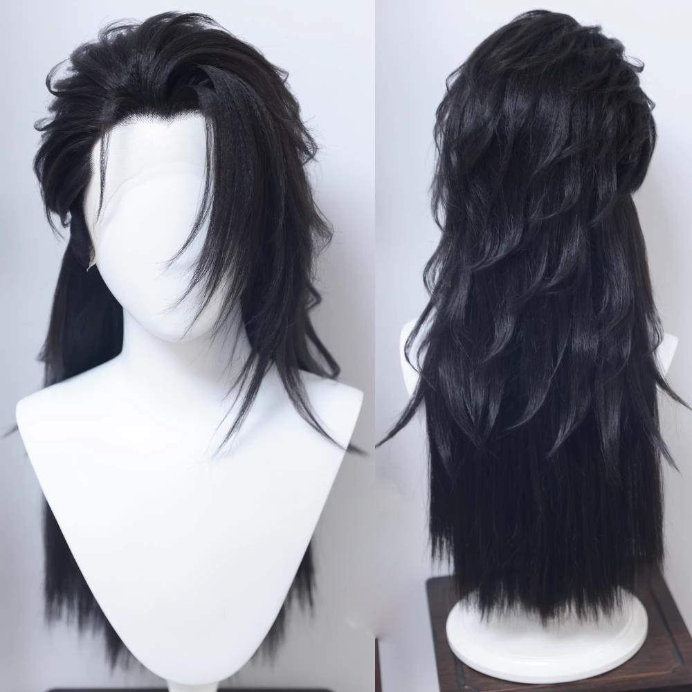 Ancient Chinese Dynasty Mobile Game Ashes of the Kingdom Male Female Cosplay Hair Piece Hair Wigs