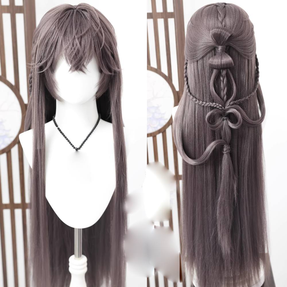 Ancient Chinese Dynasty Mobile Game Ashes of the Kingdom Male Female Cosplay Hair Piece Hair Wigs