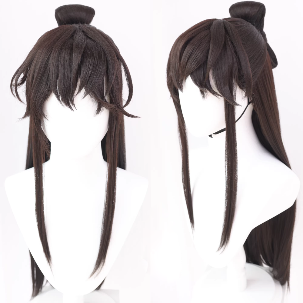 Ancient Chinese Dynasty Mobile Game Ashes of the Kingdom Male Female Cosplay Hair Piece Hair Wigs