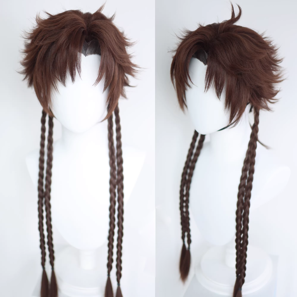 Ancient Chinese Dynasty Mobile Game Ashes of the Kingdom Male Female Cosplay Hair Piece Hair Wigs