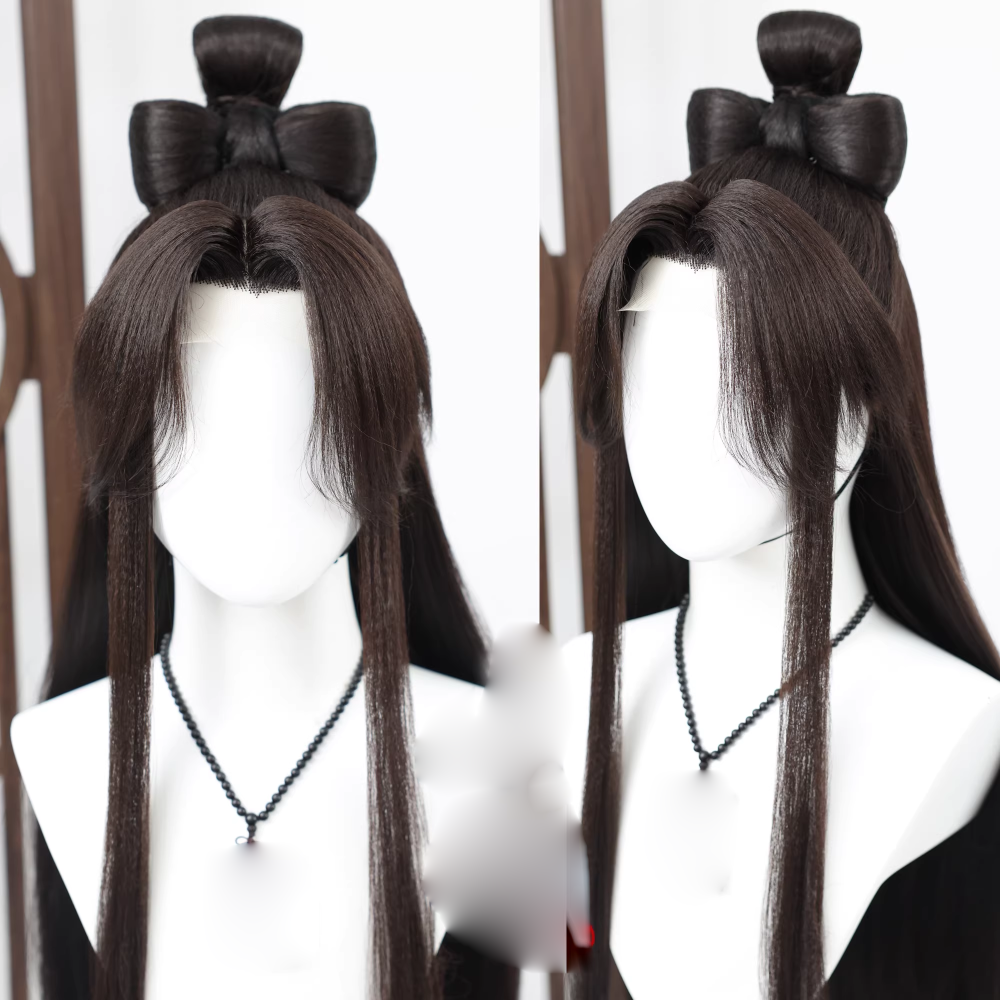 Ancient Chinese Dynasty Mobile Game Ashes of the Kingdom Male Female Cosplay Hair Piece Hair Wigs