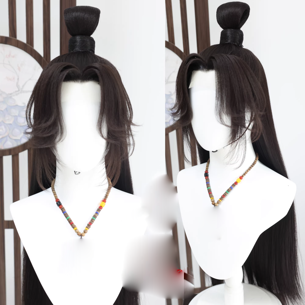 Ancient Chinese Dynasty Mobile Game Ashes of the Kingdom Male Female Cosplay Hair Piece Hair Wigs