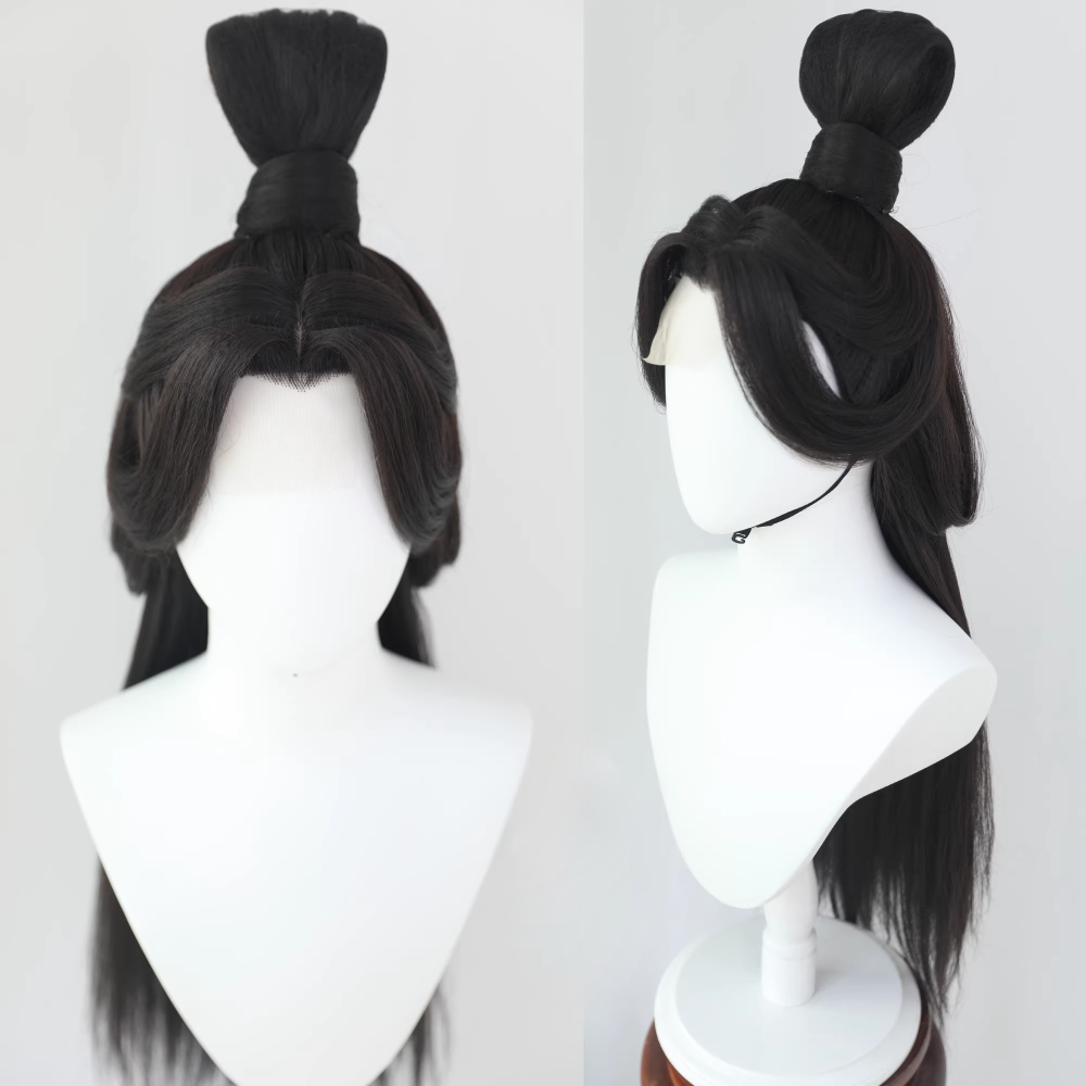 Ancient Chinese Dynasty Mobile Game Ashes of the Kingdom Male Female Cosplay Hair Piece Hair Wigs