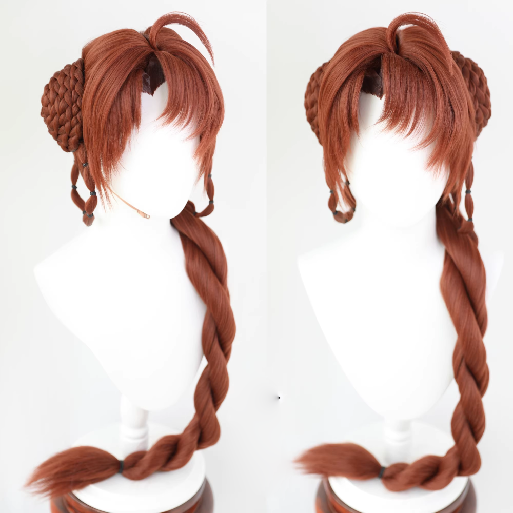 Ancient Chinese Dynasty Mobile Game Ashes of the Kingdom Male Female Cosplay Hair Piece Hair Wigs
