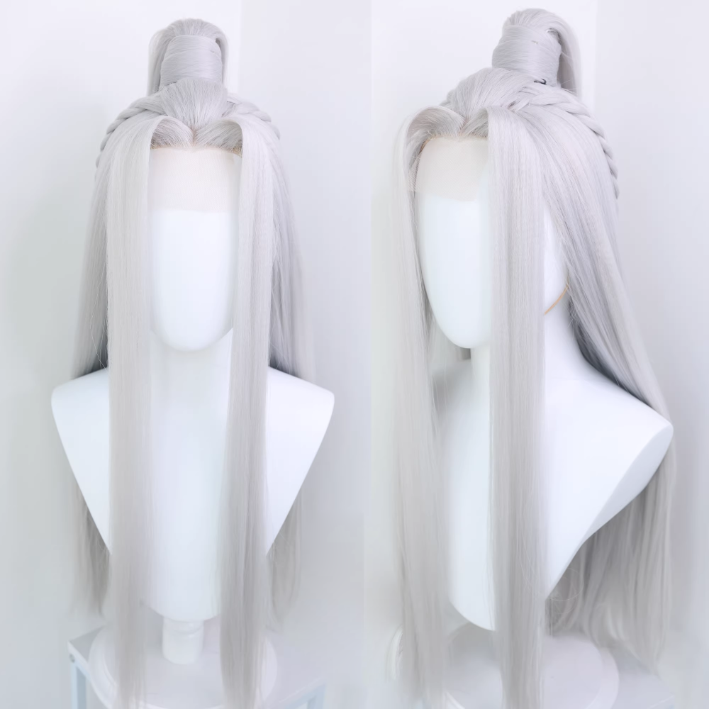 Ancient Chinese Dynasty Mobile Game Ashes of the Kingdom Male Female Cosplay Hair Piece Hair Wigs