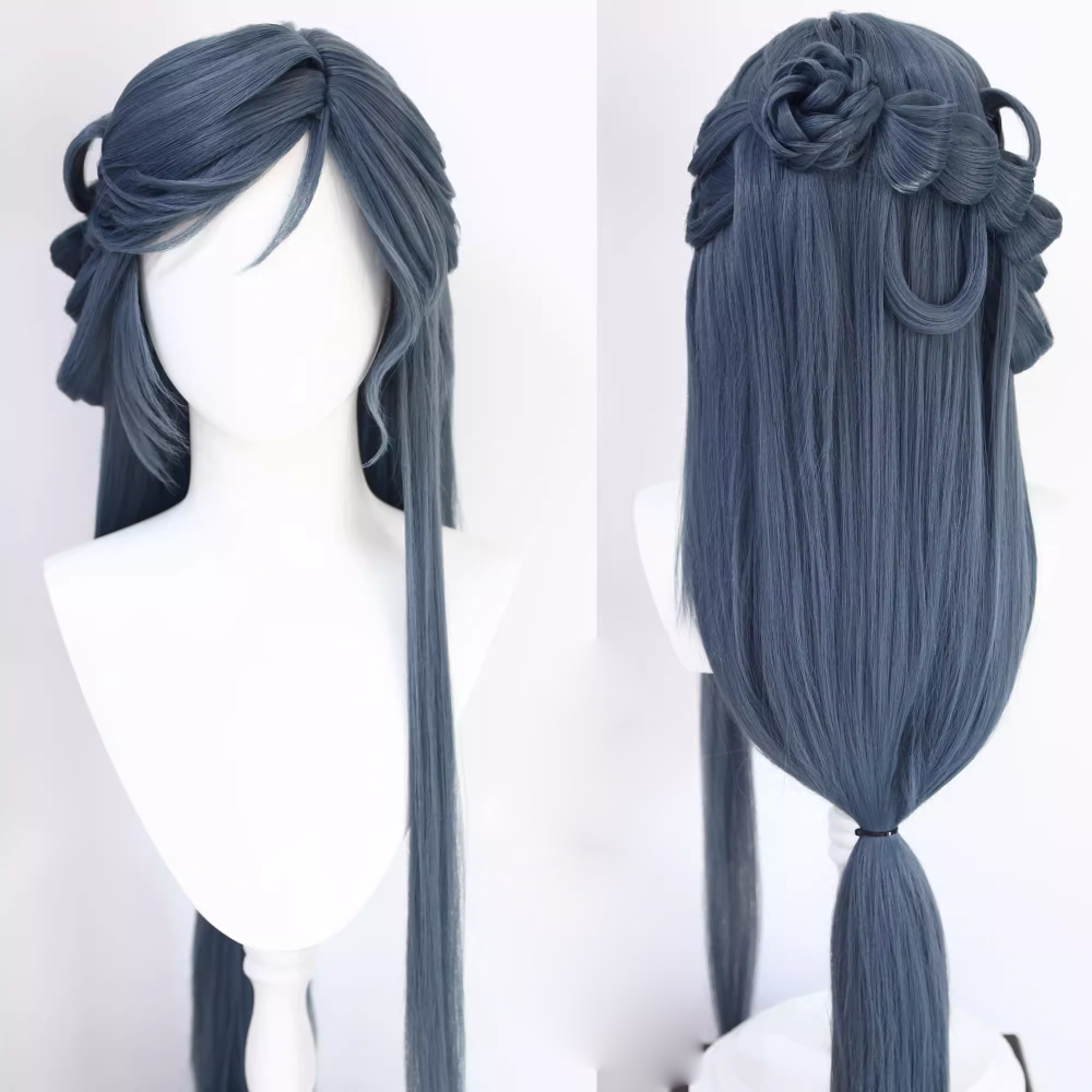 Ancient Chinese Dynasty Mobile Game Ashes of the Kingdom Male Female Cosplay Hair Piece Hair Wigs