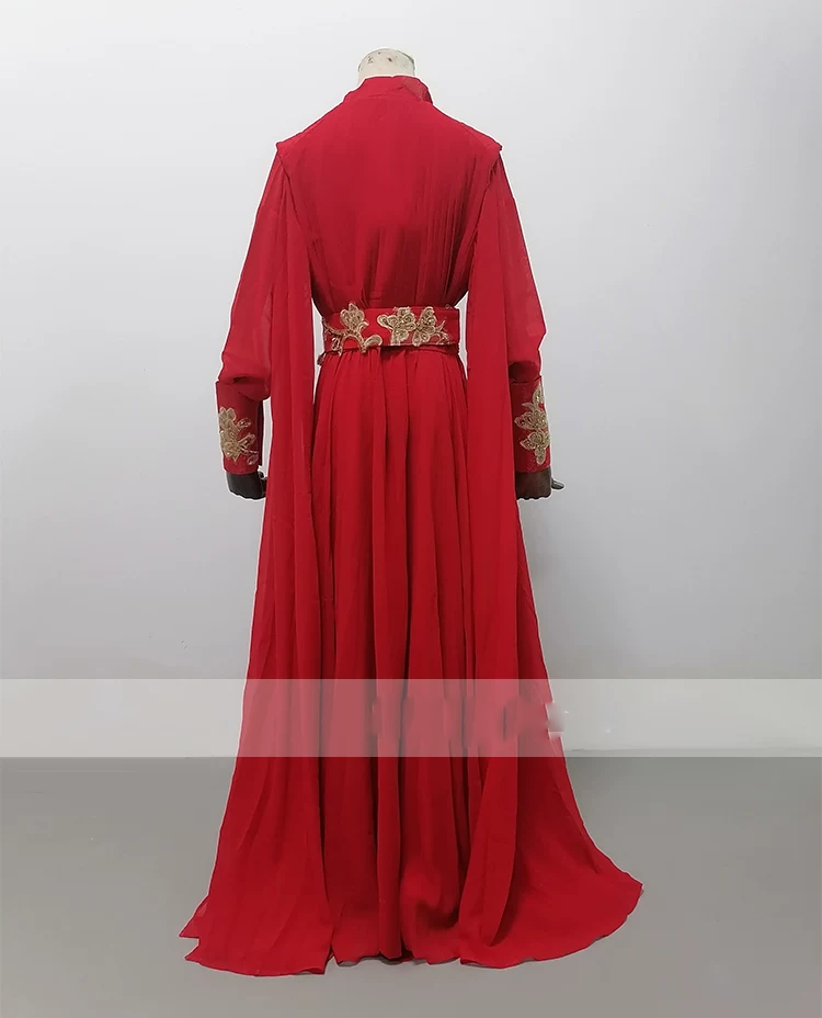 Fairy Drama Hanfu for TV Play Till The End of The Moon Actress Same Design Female Costume Ye XiWu Simplified Version Thematic Photography Hanfu