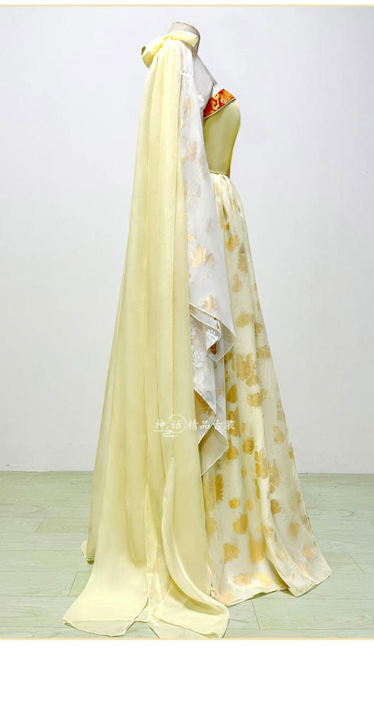 Classical Hot Drama Costumes Hanfu for Female Male Delicate Embroidery Cosplay Hanfu Photography Stage Performance Outfit Dress Goodbye My Princess Princess WeiYoung