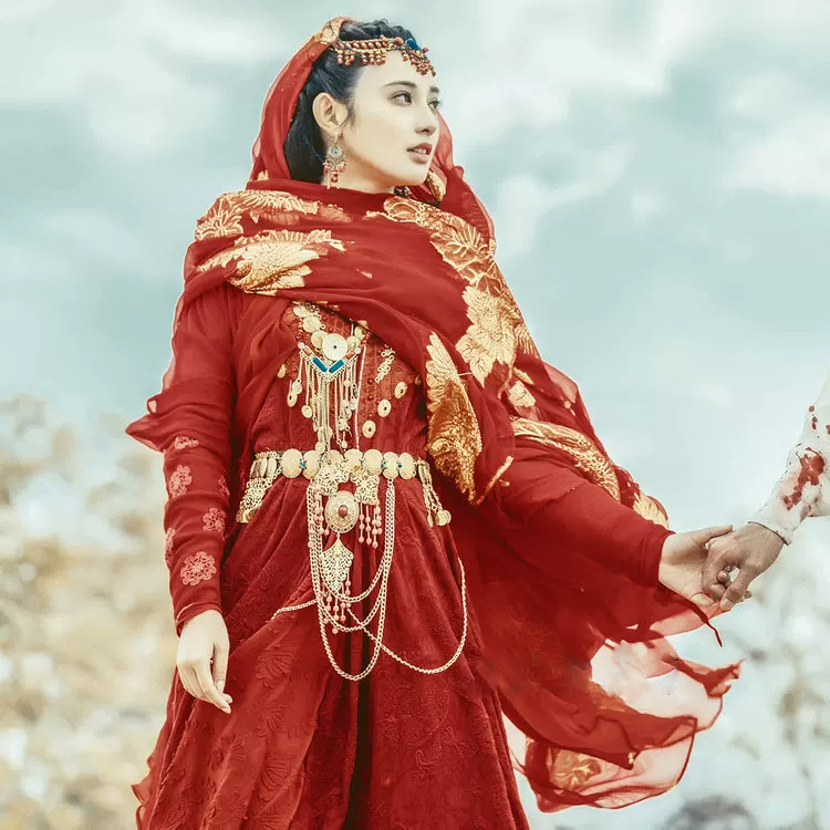 Classical Hot Drama Costumes Hanfu for Female Male Delicate Embroidery Cosplay Hanfu Photography Stage Performance Outfit Dress Goodbye My Princess Princess WeiYoung