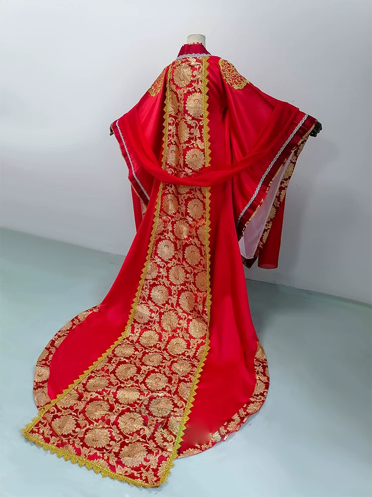 Classical Hot Drama Costumes Hanfu for Female Male Delicate Embroidery Cosplay Hanfu Photography Stage Performance Outfit Dress Goodbye My Princess Princess WeiYoung