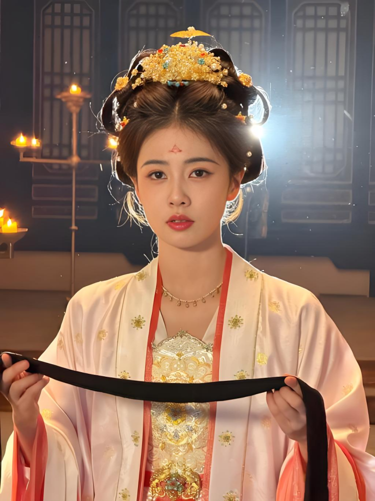 New Drama Unveil: Jadewind Drama Costume Tang Dynasty Princess Costume Delicate Embroidery and Print Hanfu Ru Qun Actress BaiLu Li PeiYi Same Design Costume and Hair Jewelry Necklace Hair Tiara Hair Sticks