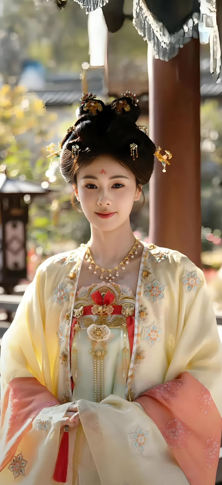 New Drama Unveil: Jadewind Drama Costume Tang Dynasty Princess Costume Delicate Embroidery and Print Hanfu Ru Qun Actress BaiLu Li PeiYi Same Design Costume and Hair Jewelry Necklace Hair Tiara Hair Sticks