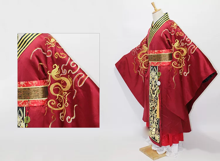 Classical Hot Drama Costumes Hanfu for Female Male Delicate Embroidery Cosplay Hanfu Photography Stage Performance Outfit Dress Goodbye My Princess Princess WeiYoung