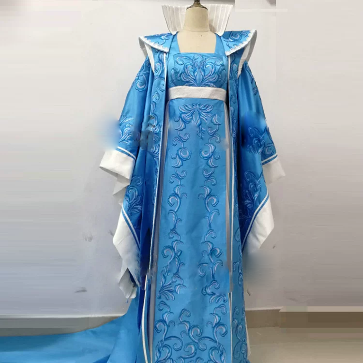 Classical Hot Drama Costumes Hanfu for Female Male Delicate Embroidery Cosplay Hanfu Photography Stage Performance Outfit Dress Goodbye My Princess Princess WeiYoung