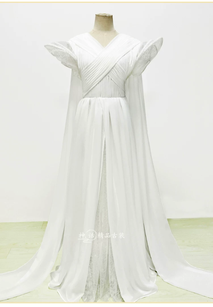 Classical Hot Drama Costumes Hanfu for Female Male Delicate Embroidery Cosplay Hanfu Photography Stage Performance Outfit Dress Goodbye My Princess Princess WeiYoung