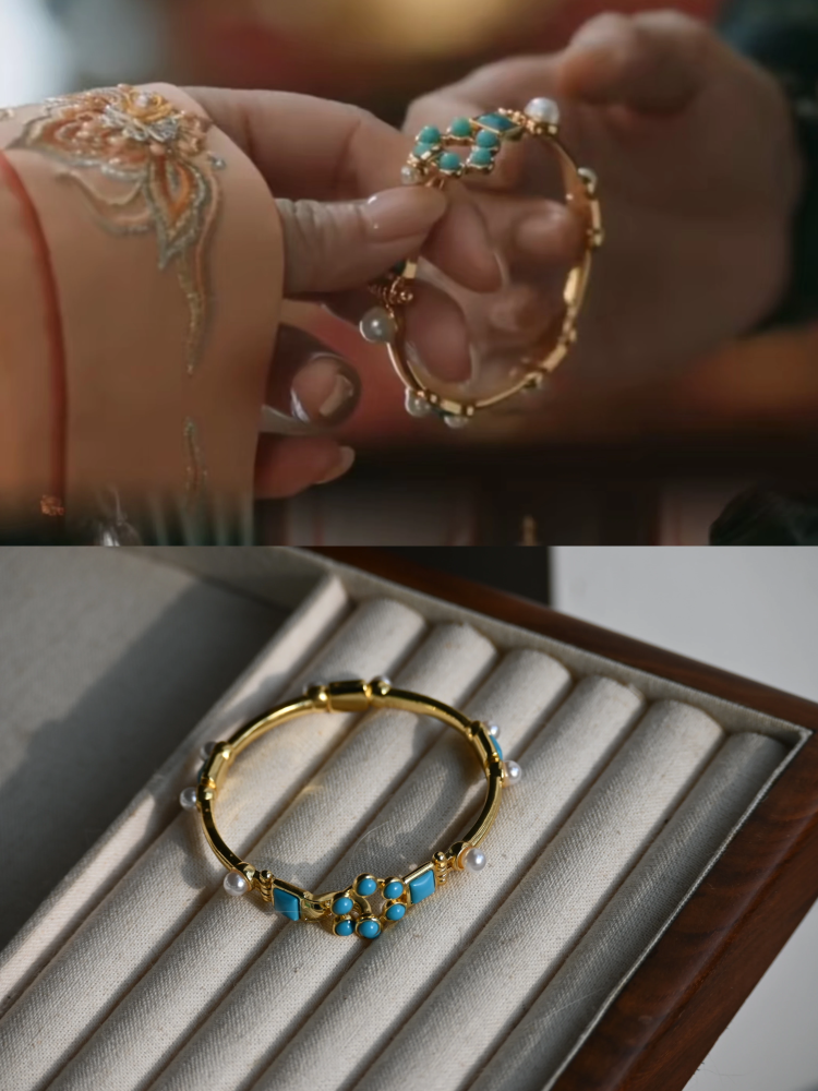 New Drama Unveil: Jadewind Drama Costume Tang Dynasty Princess Costume Delicate Embroidery and Print Hanfu Ru Qun Actress BaiLu Li PeiYi Same Design Costume and Hair Jewelry Necklace Hair Tiara Hair Sticks